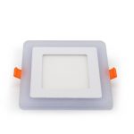 Bi-color led panel ultra-thin slim square cool white 16w light