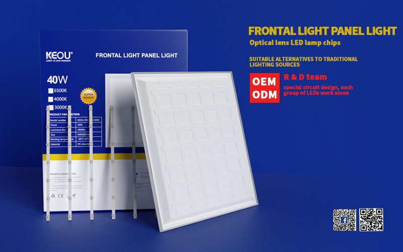 KEOU New Arrival Frontal Flat LED Panel Light Factory 600X600