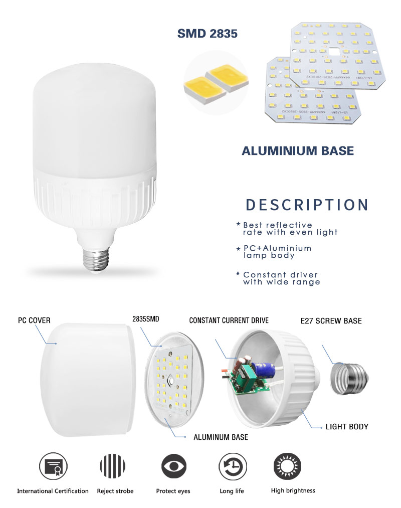 LED column bulb