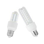 led corn light 9w white aluminium plastic bulb lamp supplier