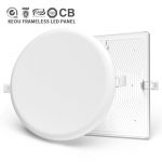 led ceiling panel lamp 6w recessed round 180 degree light with CE RoHs