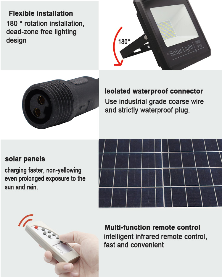  LED Solar Flood Light