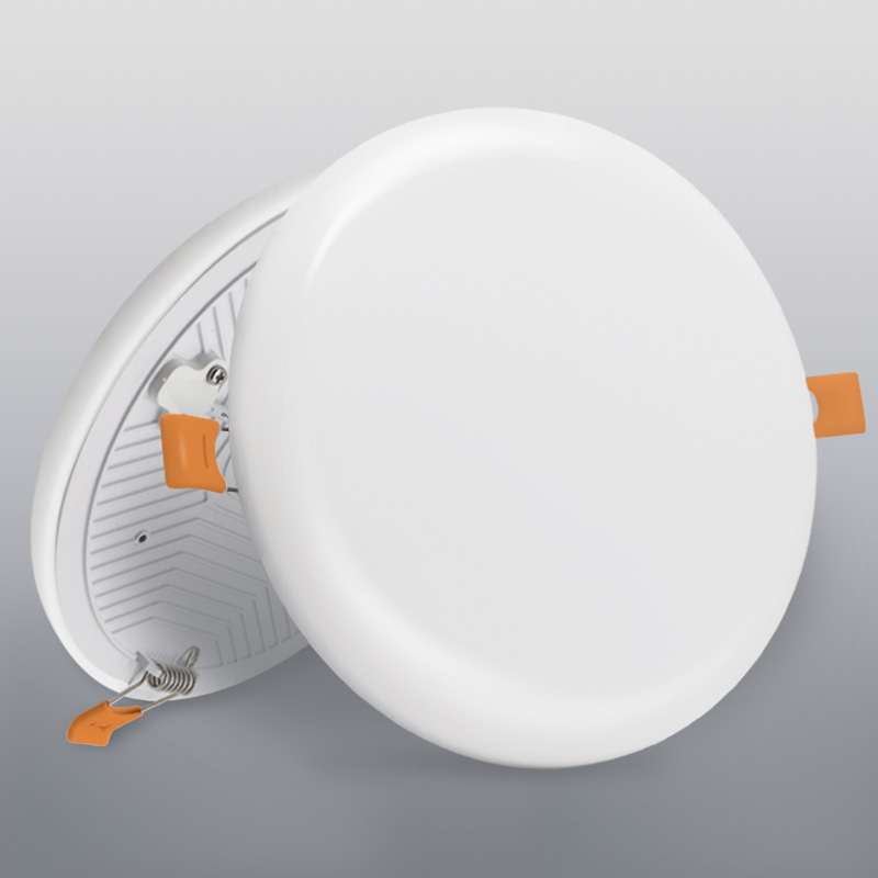 9w round led panel light warm white surface mounted embedded ceiling lamp for school