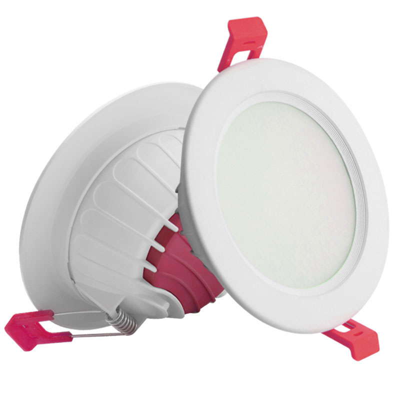 led downlight 18w New safety Indoor PC aluminum IP44 recessed light 18 watt embedded lamp multi-color