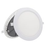 Ultra slim led panel light 18w super bright pc aluminum surface mounted 18 watt round thin recessed lamp with smd4014