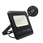 solar power led floodlight 40w pc aluminum ip66 power battery smd waterproof outdoor garden flood light lamp with remote control