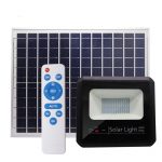 solar led flood light 60w waterproof solar flood lamp rechargeable remote control power battery ip66 for outdoor