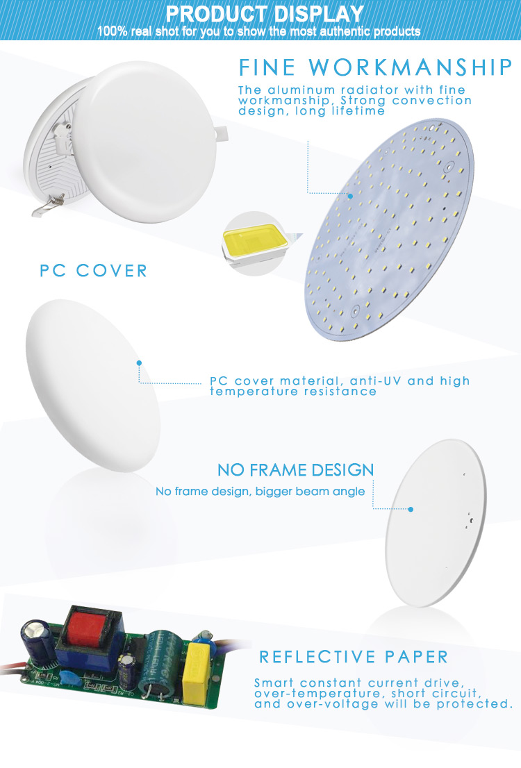 frameless panel light factory