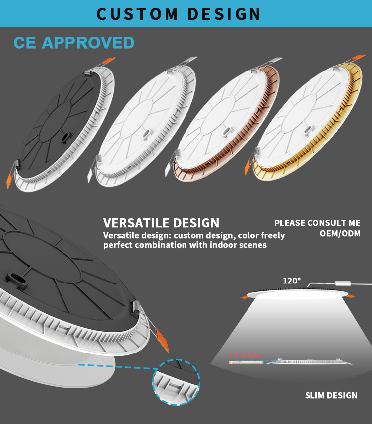 ultra slim led panel light 18w