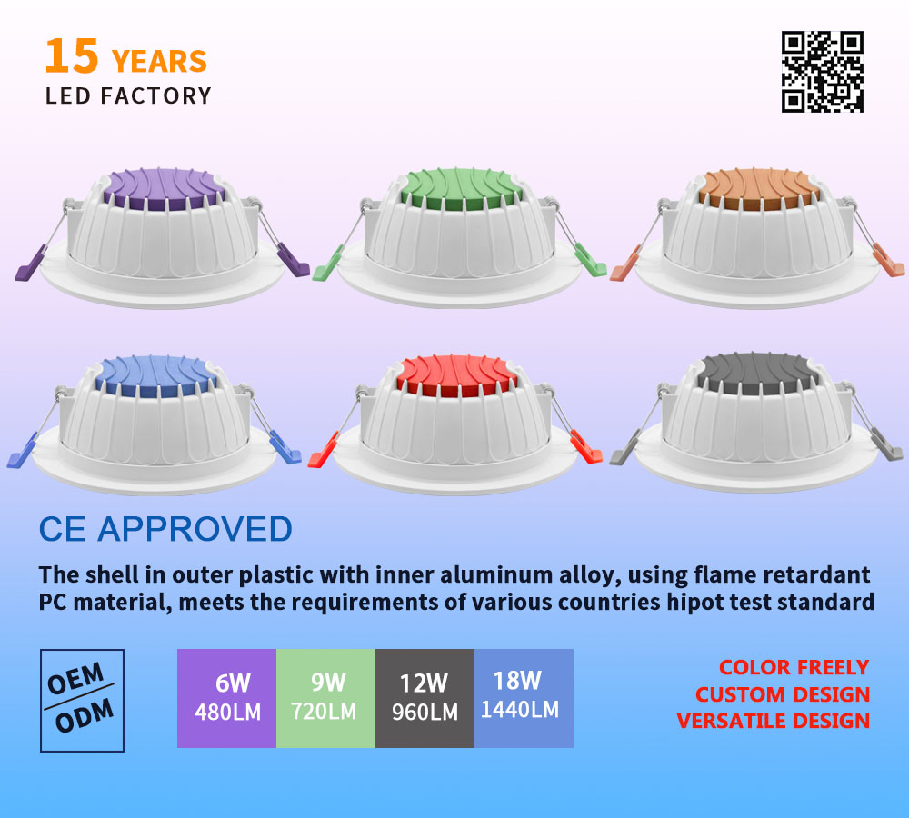 LED light downlight factory