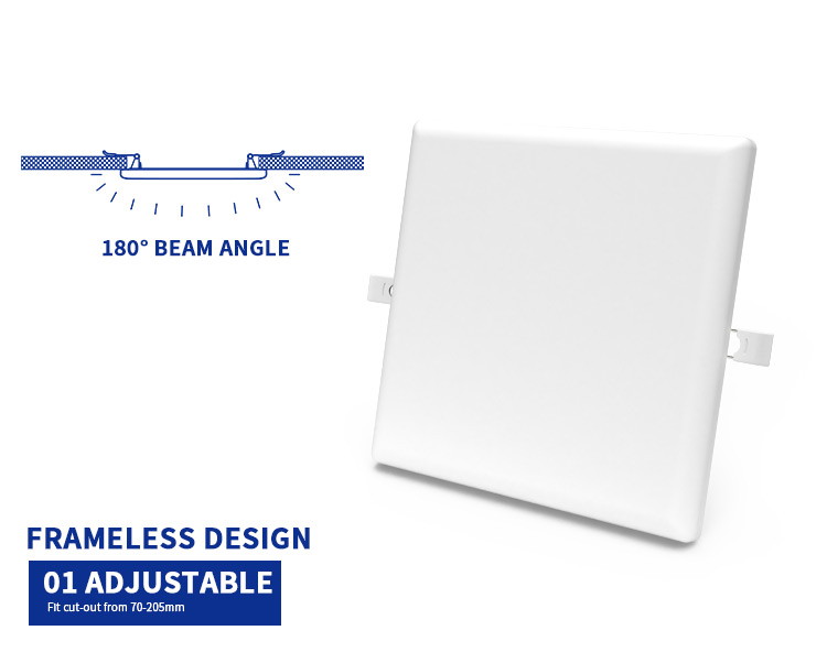 frameless led light panel 18w