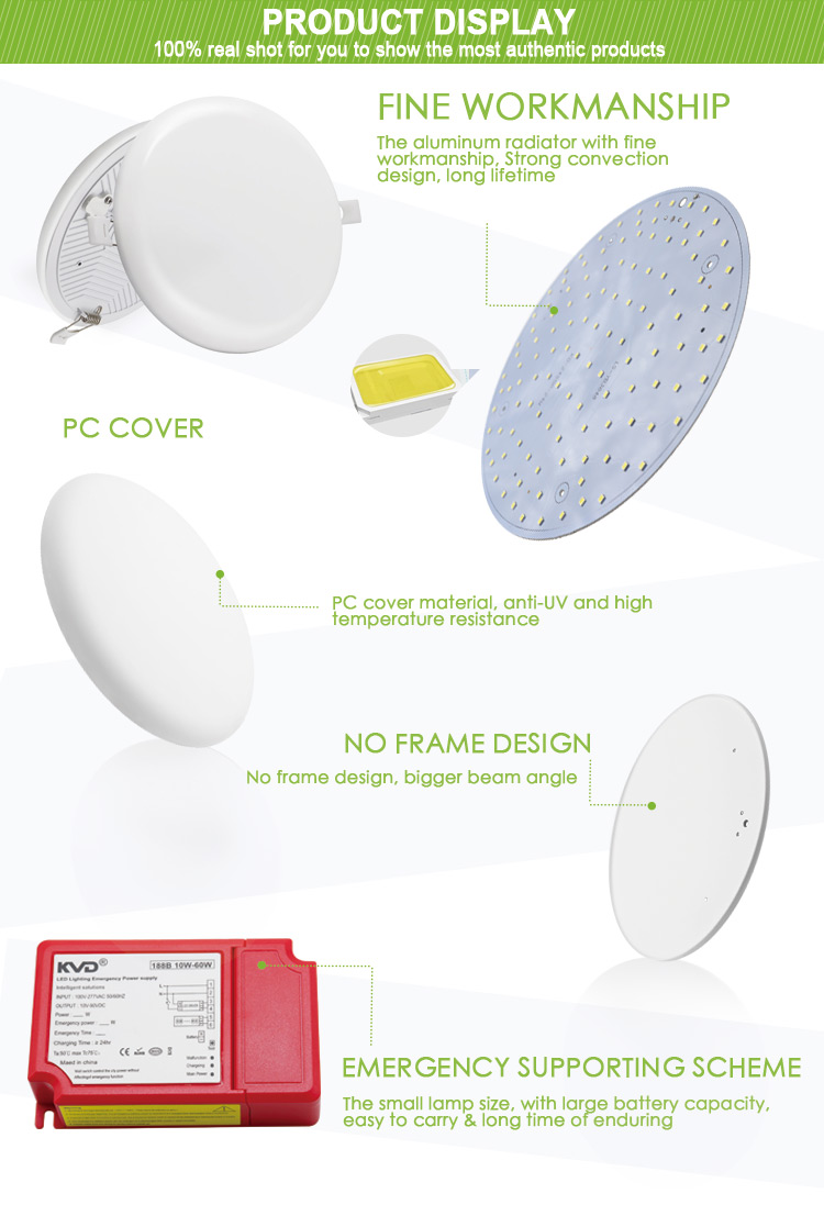 frameless panel