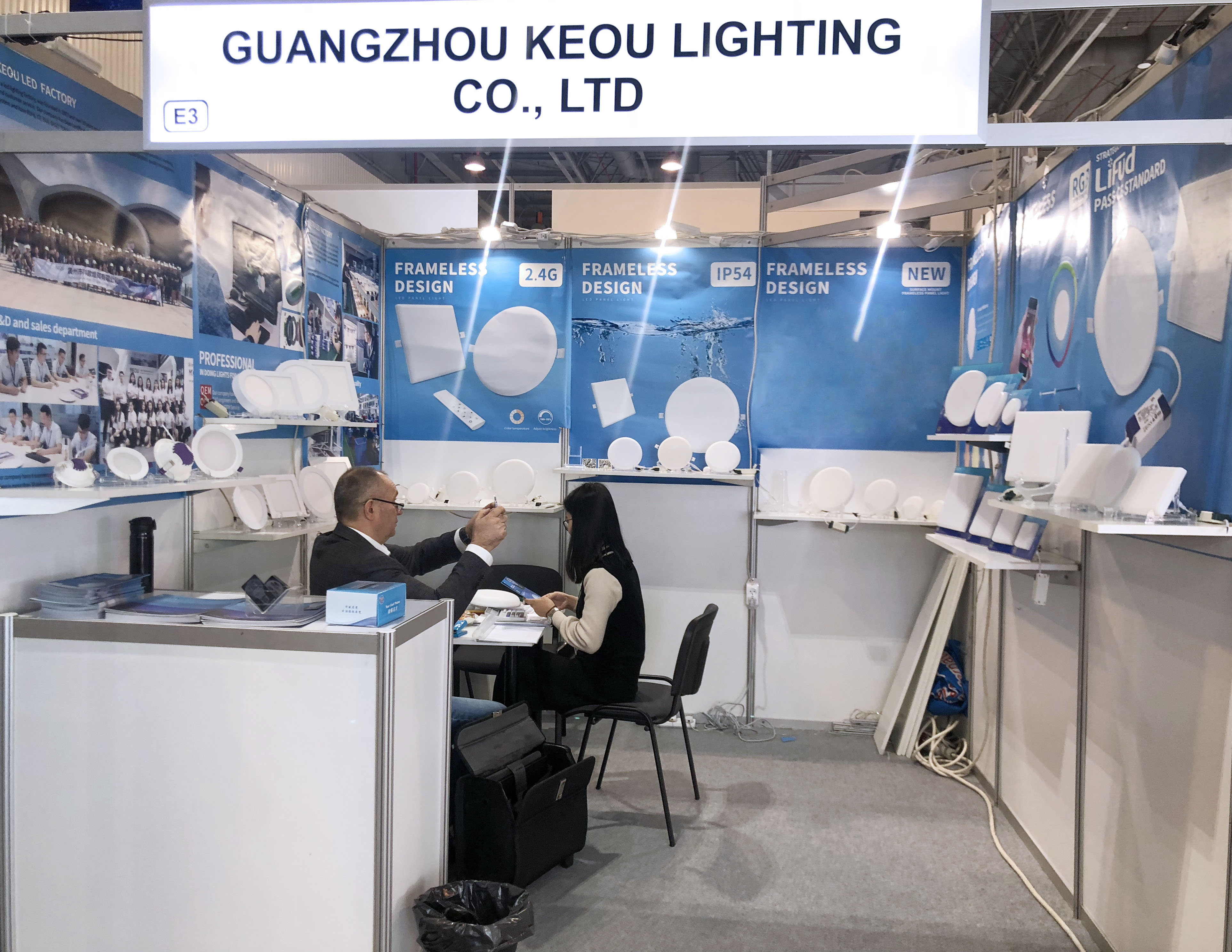 KEOU frameless led lamp manufacturer -Polish International Lighting Exhibition 2019