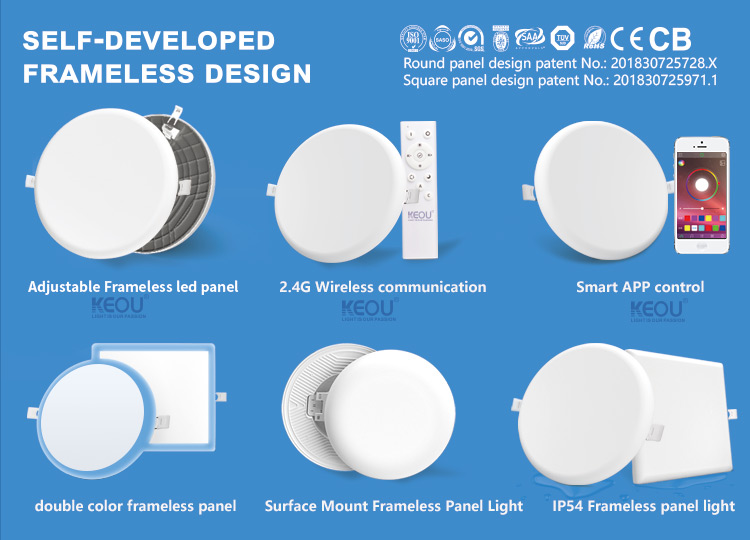 Frameless led downlight