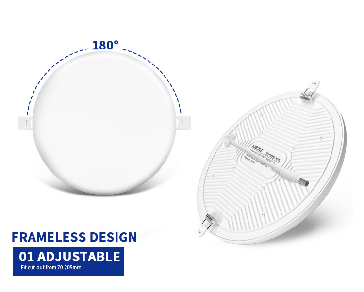 Frameless led downlight