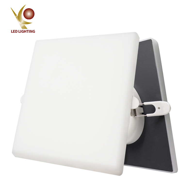 Square led downlights 24W COMI Brand borderless surface frameless panel light with smd2835