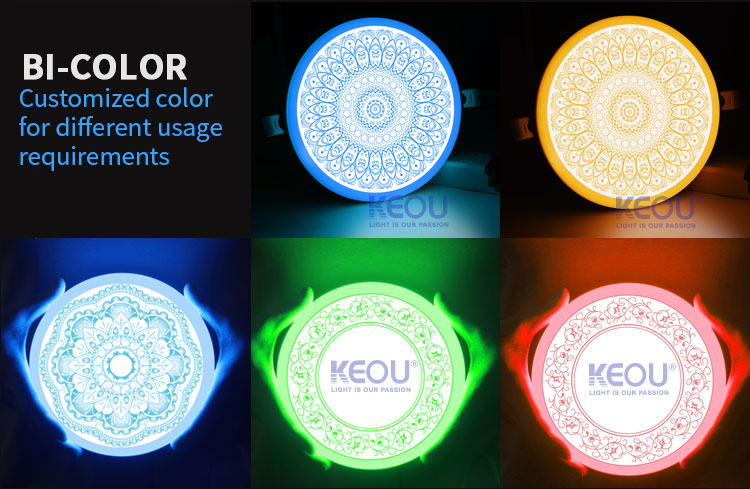 color led panel light