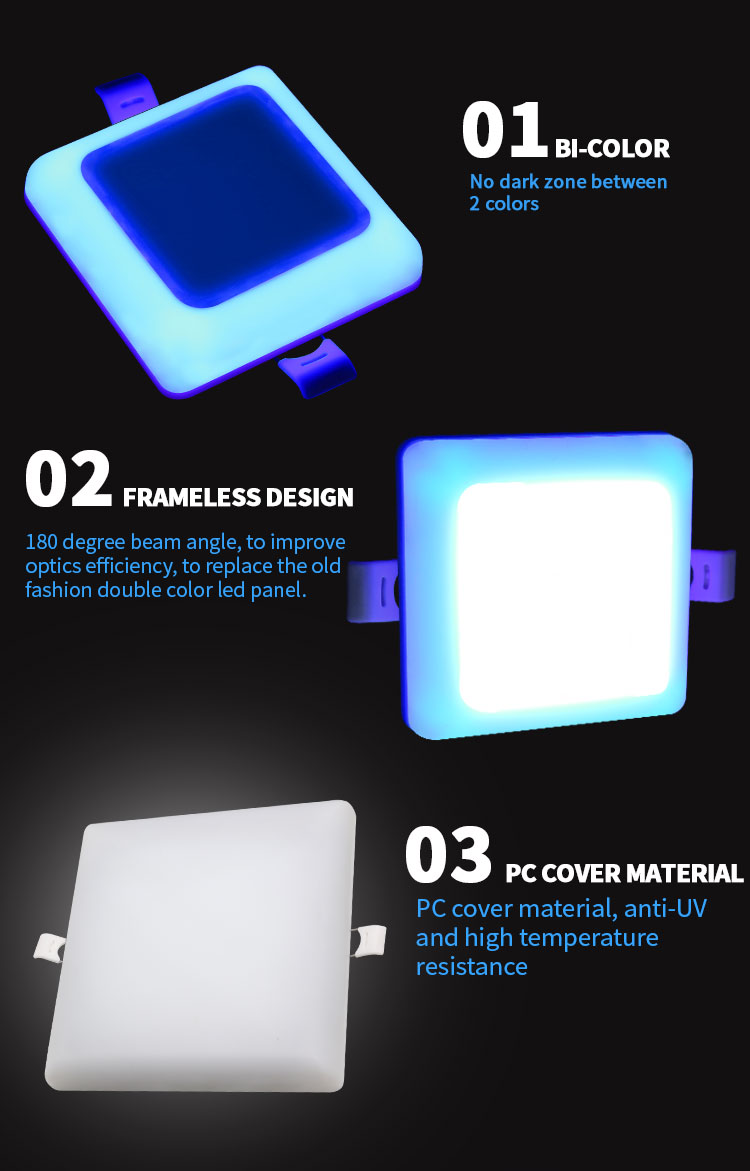 led frameless panel lamp