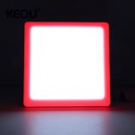 led frameless panel lamp KEOU Factory 6+3w 12+4w 18+6w 24+8w square 100lm/w smd surface square lamp