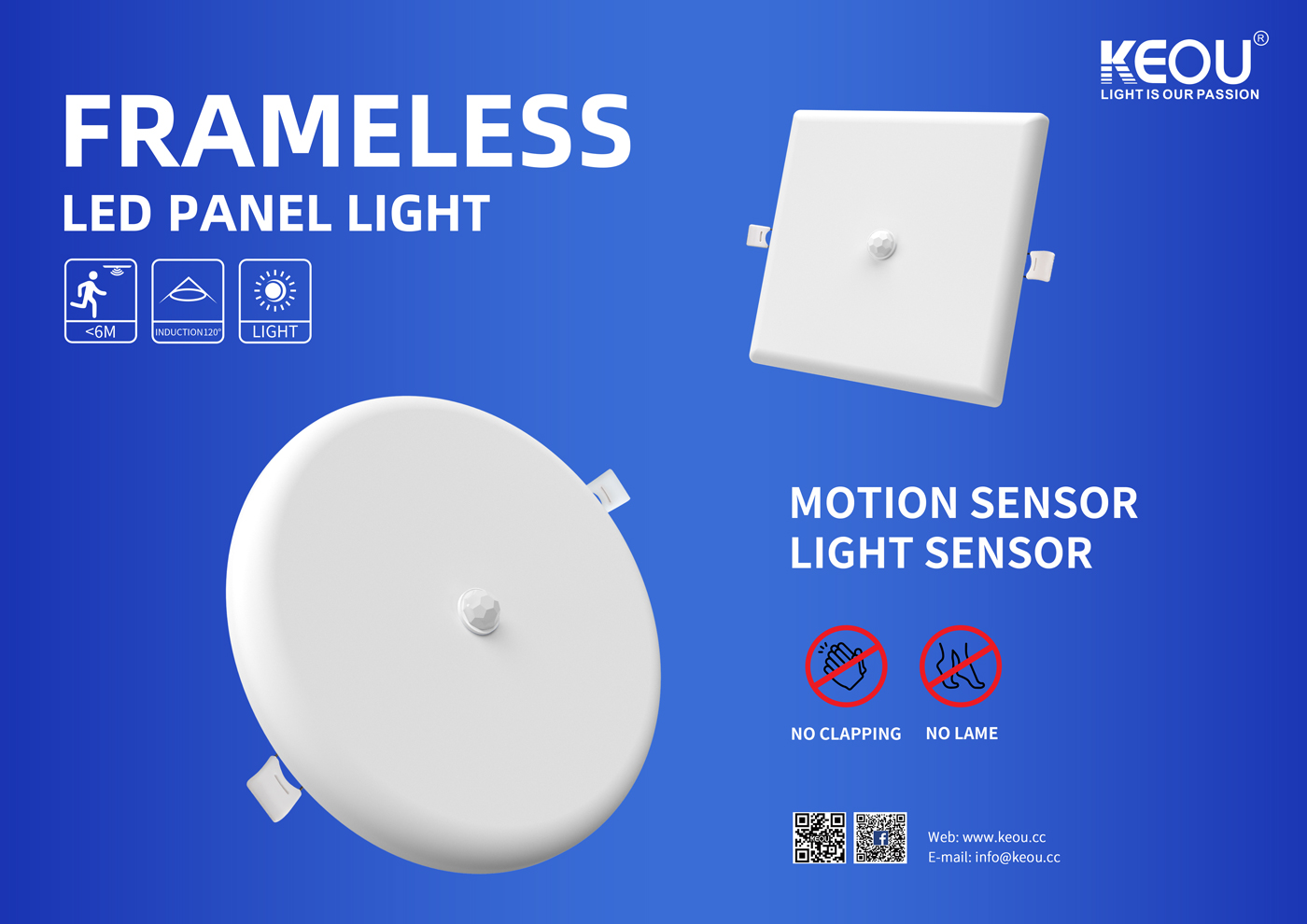 led panel motion sensor factory