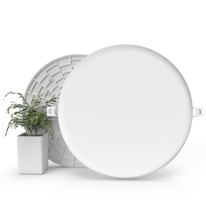 LED smart panel light 18W new warm white adjustable hole size frameless no frame recessed lamp