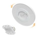 LED panel light surface mounted 36W Round PC aluminum ceiling flat lamp frameless design 3000K 4000K 6500K