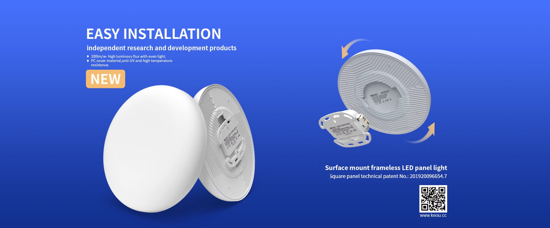 surface mounted led panel light factory