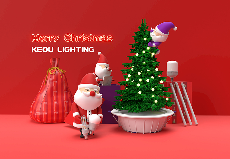 KEOU Indoor LED Lighting Factory & Merry Christmas