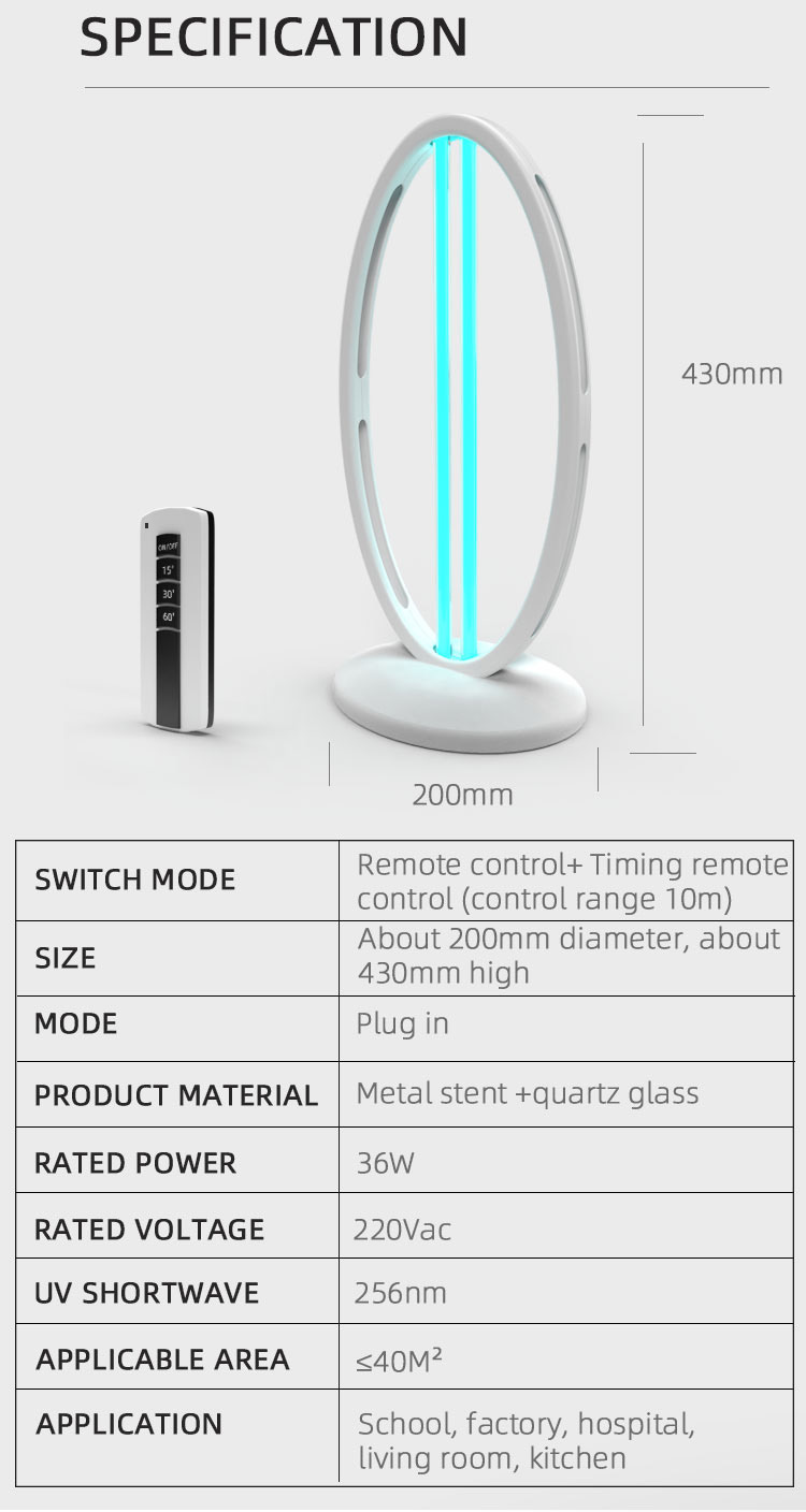 UV Germicidal light