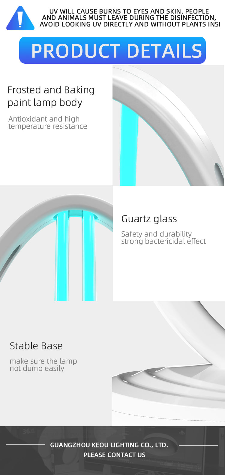 UV disinfection lamp