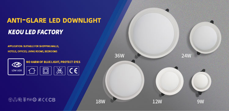 slim led downlights