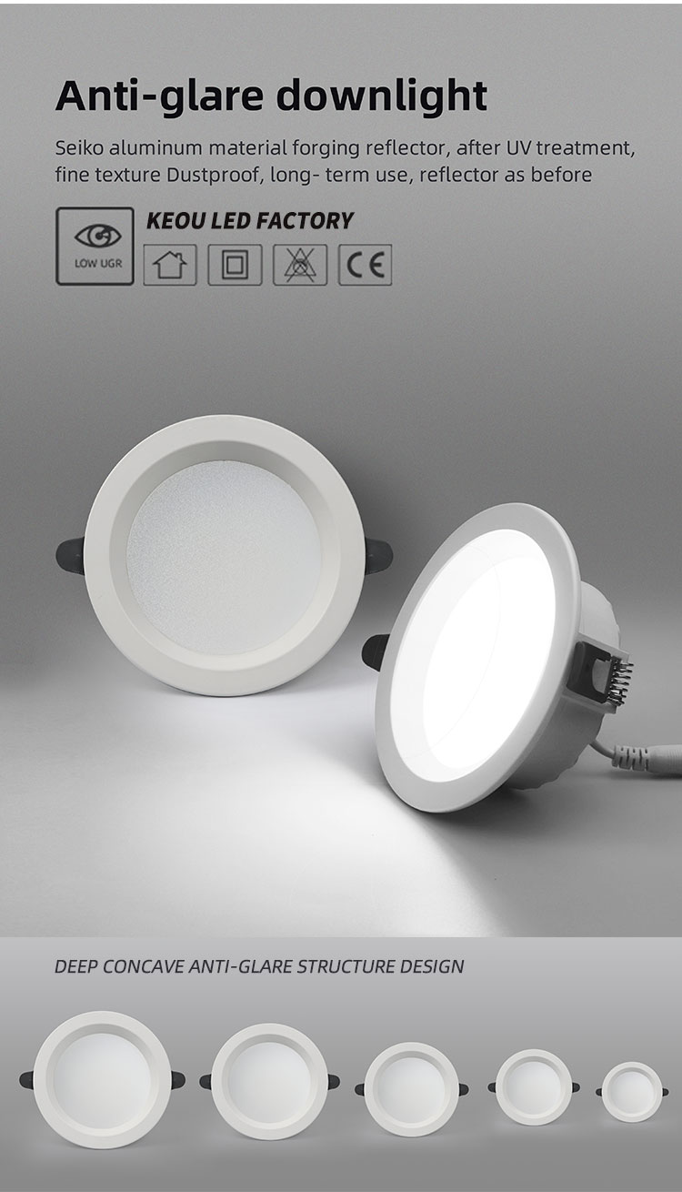 slim led downlights