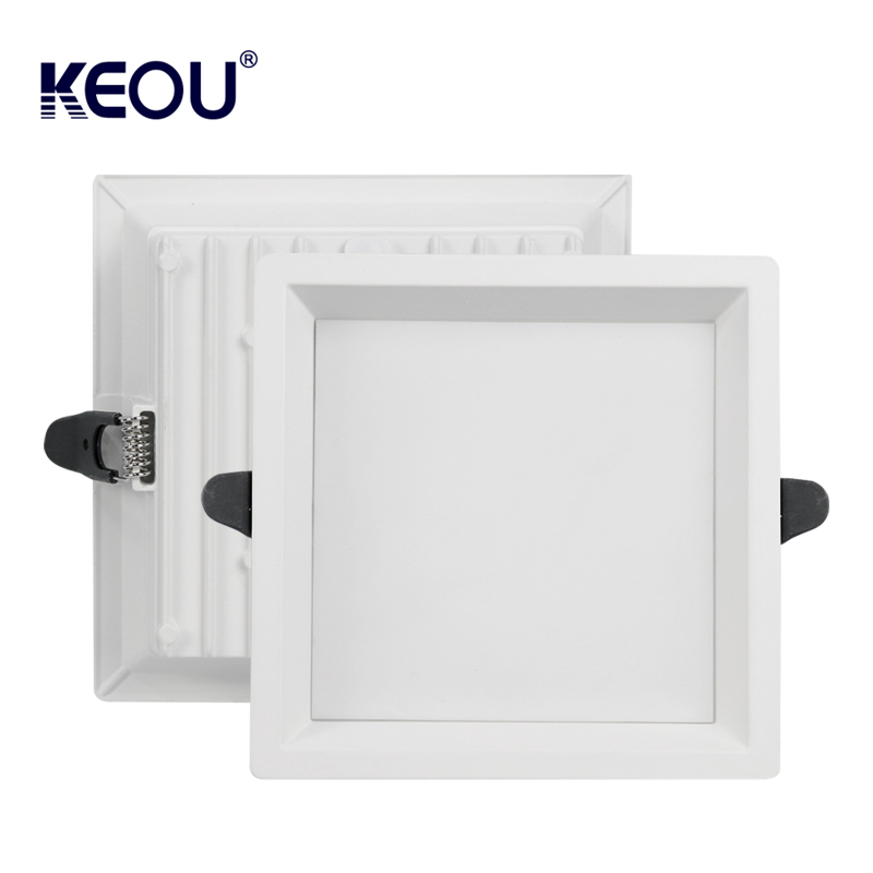 Square recessed downlight 9W 18W 24W 36W Down Light PC aluminum LED downlight light