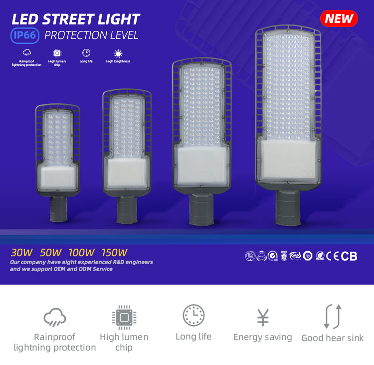 100w led street light