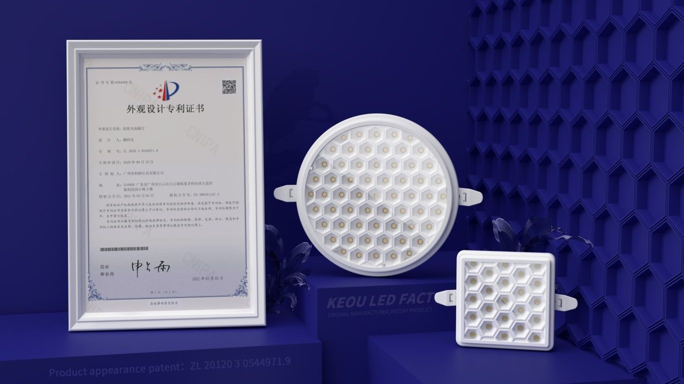 Patent Anti Glare LED Panel- Round & Square