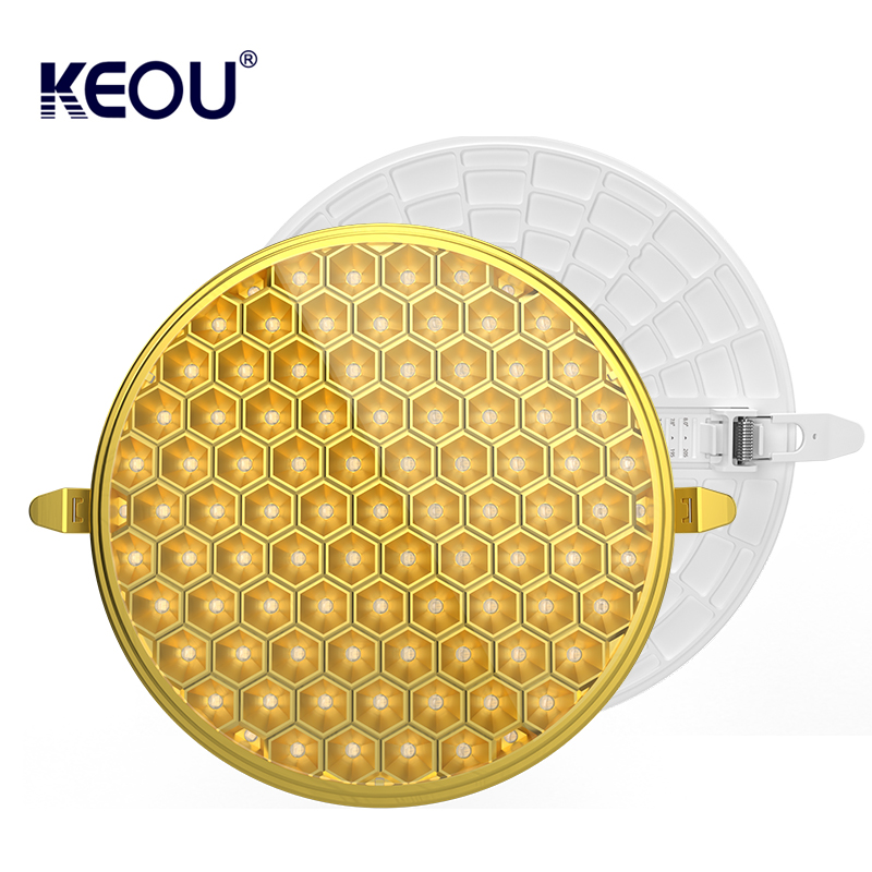 Anti Glare LED Panel Light 9W 18W 24W 36W Dimmable Smart LED Lamp support Multi color Housing