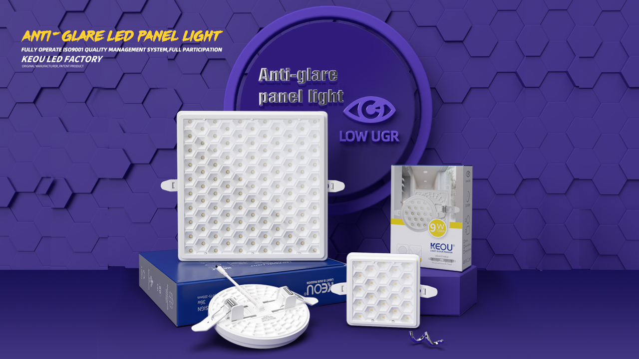 Square Anti Glare LED Panel Factory