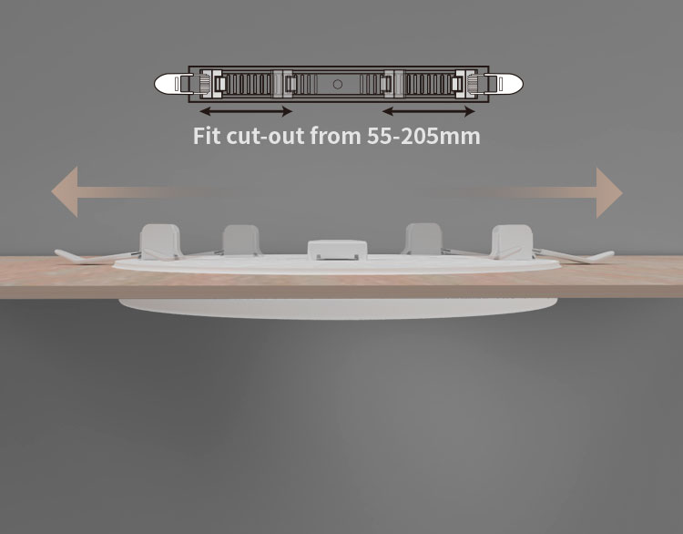 Adjustable LED Panel Light Square