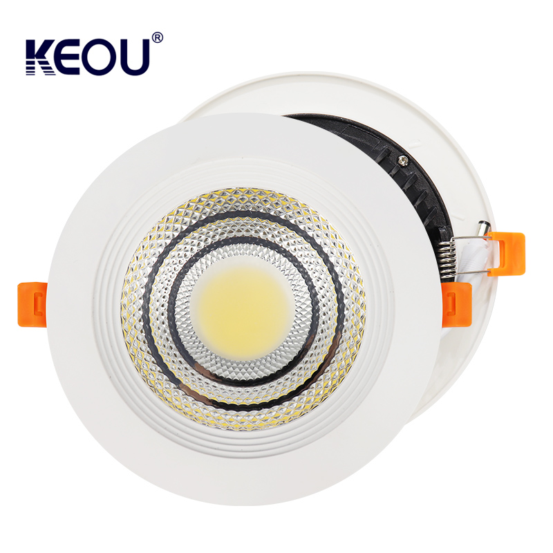 COB LED Downlight 5W 7W 12W 18W 25W 30W New Recessed LED Down Light Lamp Supplier