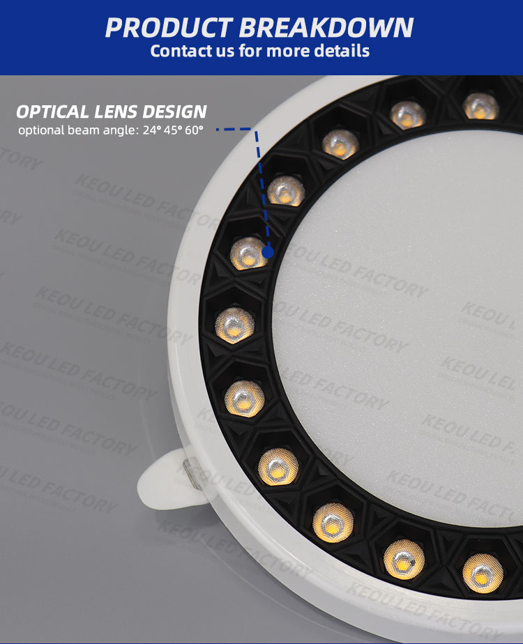 LED spotlight downlight recessed