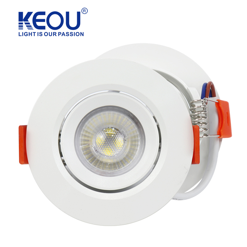 LED SpotLight with Driver Indoor Lighting Round 3W 5W 7W 9W 12W Adjustable Angle Recessed Ceiling LED Spot Light