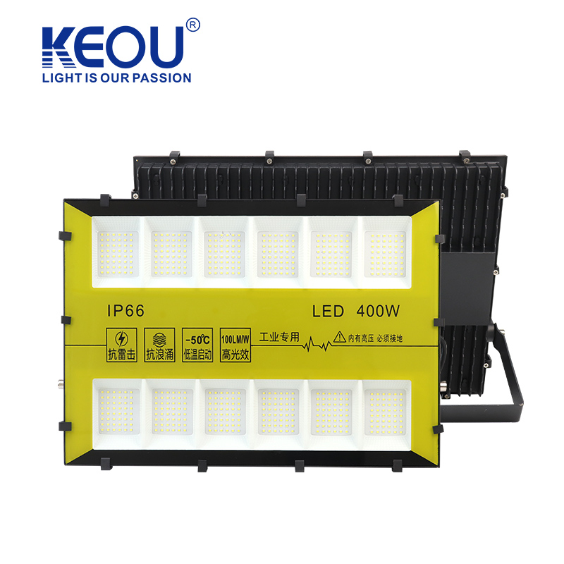 Flood Light LED KEOU Outdoor Lighting 50W to 400W IP66 180° Swivel Mount Outdoor IP66 LED Flood Light