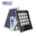 Solar Flood Light LED Outdoor Lighting 100W 200W 300W with Remote Control 180 Degree Rotating Lighting Solar Flood Light