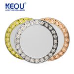 Surface mounted Downlight Spotlight Integrated KEOU Patent Design Electroplating LED Ceiling Light 24W 36W 48W
