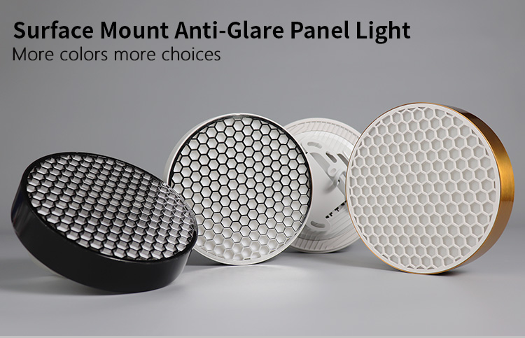 24W led light panel Surface mounted anti-glare panel light