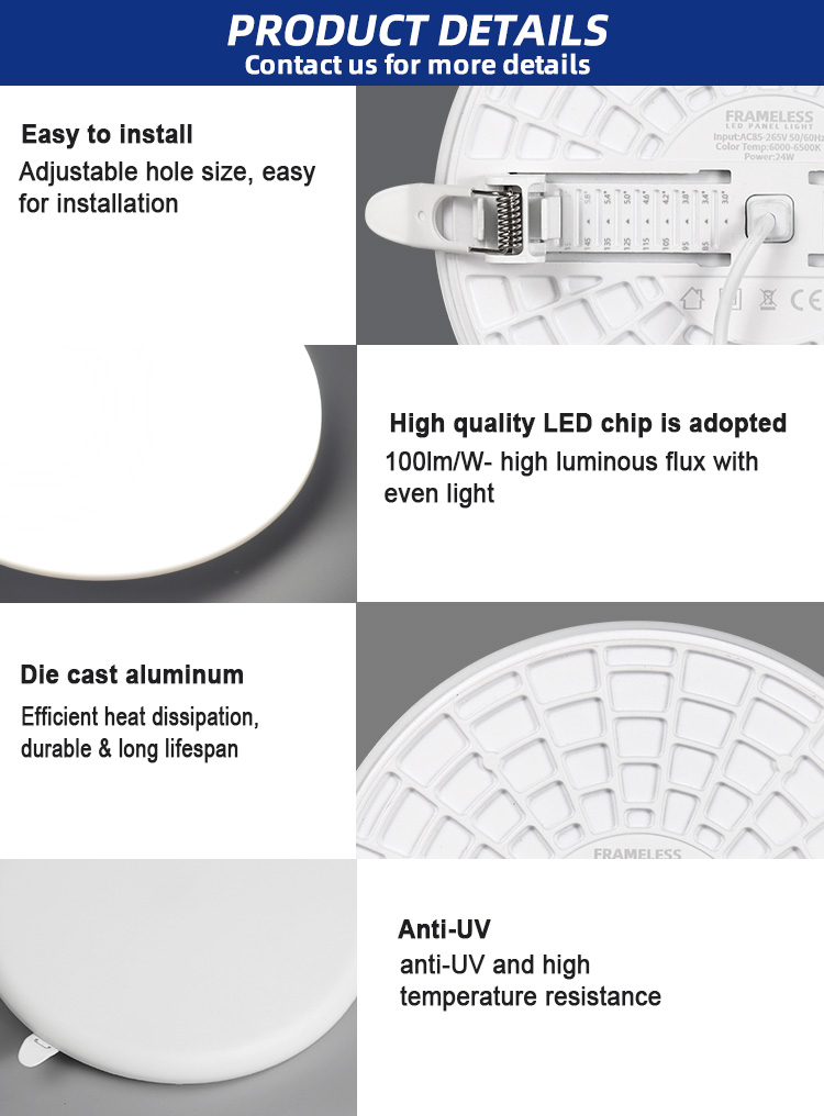 Led light panel light