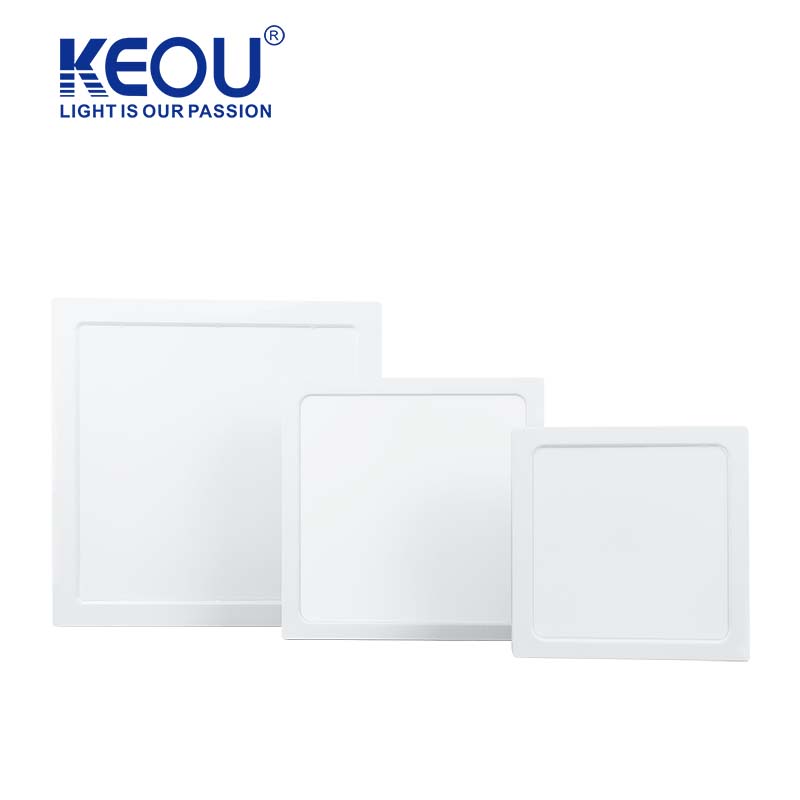 KEOU square DOB panel light 16W 22W 36W  Plastic surface mount panel light