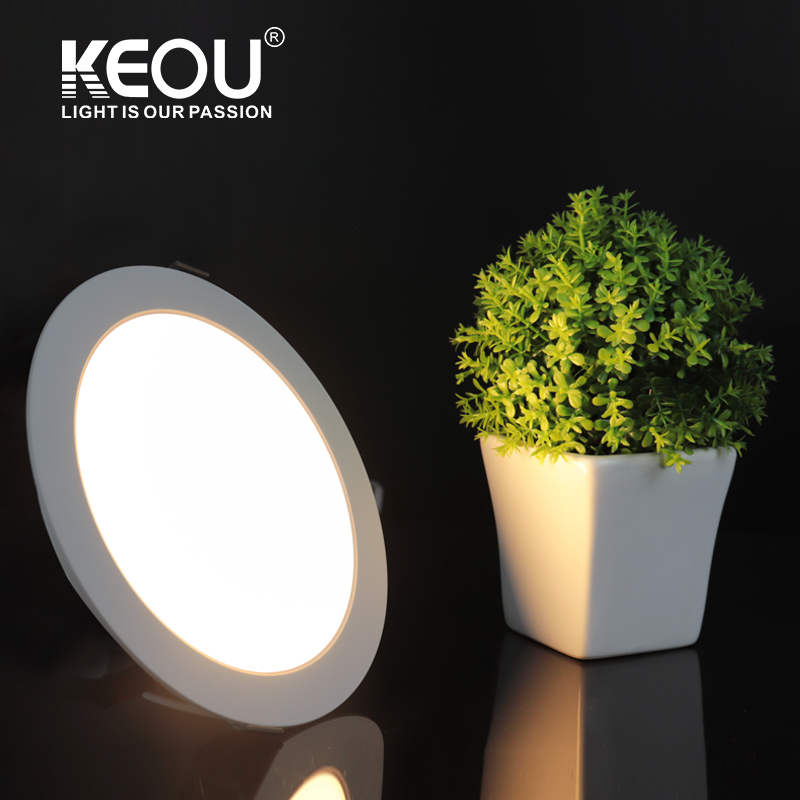 KEOU DOB panel light 5W 7W 12W 16W 22W Plastic round led panel light