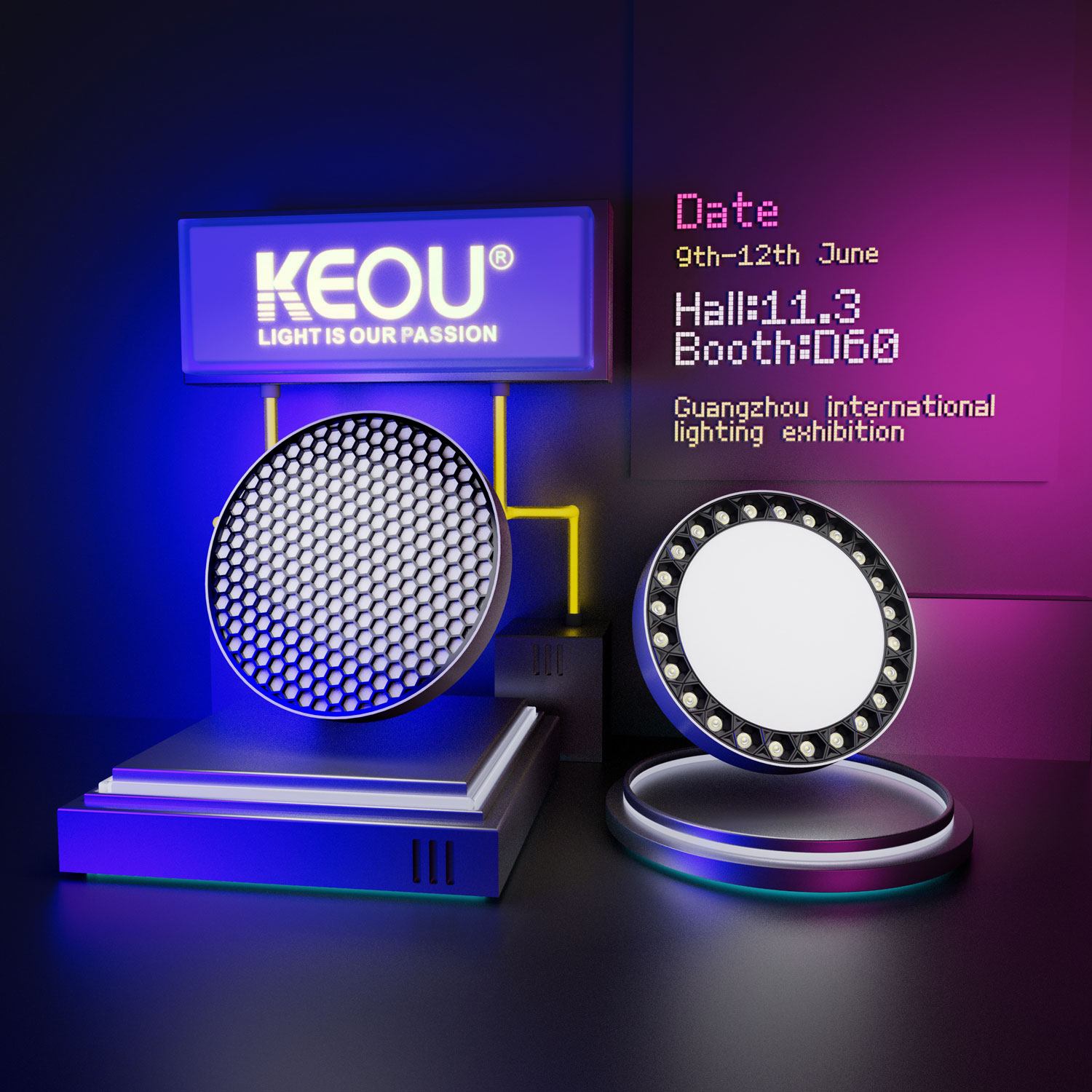 KEOU is coming,Guangzhou International Lighting Exhibition!