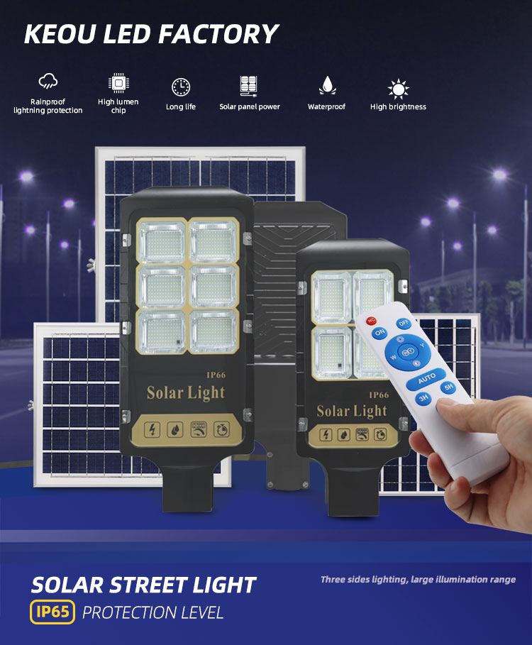 Solar Powered Street Lights